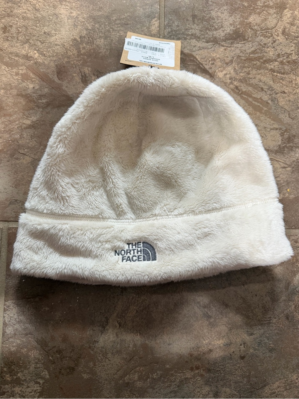 Nwt The North Face Osito Plush Fleece Beanie Gardenia White size L/XL